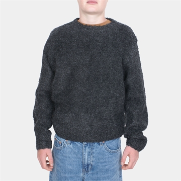 Grunt Jais Loop Knit Dark Grey 